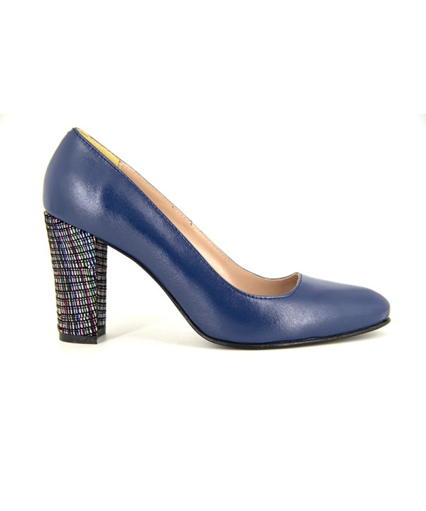 Pantofi dama ANNA VIOTTI Albastru din piele naturala DF67